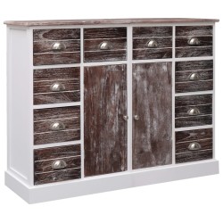 vidaXL Sideboard mit 10 Schubladen Braun 113 x 30 x 79 cm Holz