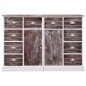 vidaXL Sideboard mit 10 Schubladen Braun 113 x 30 x 79 cm Holz vidaXL Sideboard mit 10 Schubladen Braun 113 x 30 x 79 cm Holz