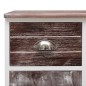 vidaXL Sideboard mit 10 Schubladen Braun 113 x 30 x 79 cm Holz vidaXL Sideboard mit 10 Schubladen Braun 113 x 30 x 79 cm Holz