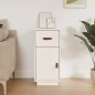 vidaXL Sideboard Weiß 34x40x75 cm Massivholz Kiefer vidaXL Sideboard Weiß 34x40x75 cm Massivholz Kiefer