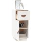 vidaXL Sideboard Weiß 34x40x75 cm Massivholz Kiefer vidaXL Sideboard Weiß 34x40x75 cm Massivholz Kiefer