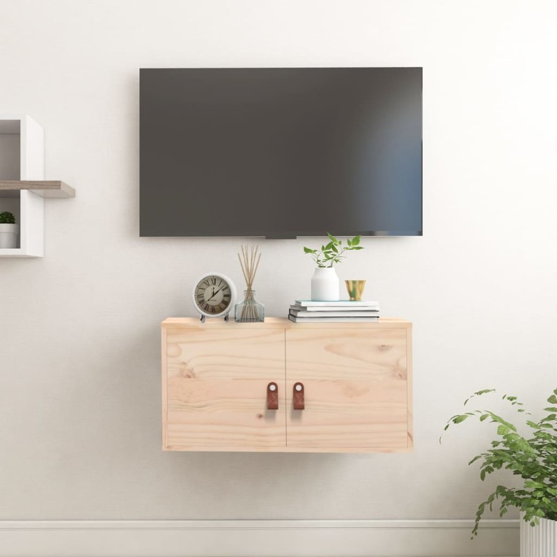 vidaXL Wandschrank 60x30x30 cm Massivholz Kiefer vidaXL Wandschrank 60x30x30 cm Massivholz Kiefer