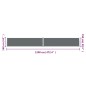 vidaXL Seitenmarkise Ausziehbar Anthrazit 160x1200 cm vidaXL Seitenmarkise Ausziehbar Anthrazit 160x1200 cm