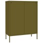 vidaXL Schubladenschrank Olivgrün 80x35x101,5 cm Stahl vidaXL Schubladenschrank Olivgrün 80x35x101,5 cm Stahl