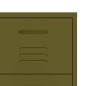 vidaXL Schubladenschrank Olivgrün 80x35x101,5 cm Stahl vidaXL Schubladenschrank Olivgrün 80x35x101,5 cm Stahl