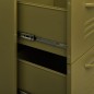 vidaXL Schubladenschrank Olivgrün 80x35x101,5 cm Stahl vidaXL Schubladenschrank Olivgrün 80x35x101,5 cm Stahl