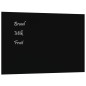 vidaXL Magnettafel Wandmontage Schwarz 40x30 cm Hartglas vidaXL Magnettafel Wandmontage Schwarz 40x30 cm Hartglas