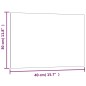 vidaXL Magnettafel Wandmontage Schwarz 40x30 cm Hartglas vidaXL Magnettafel Wandmontage Schwarz 40x30 cm Hartglas