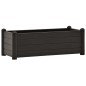 vidaXL Garten-Hochbeet PP Anthrazit 100x43x35 cm vidaXL Garten-Hochbeet PP Anthrazit 100x43x35 cm