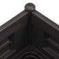 vidaXL Garten-Hochbeet PP Anthrazit 100x43x35 cm vidaXL Garten-Hochbeet PP Anthrazit 100x43x35 cm
