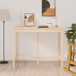 vidaXL Bartisch 140x80x110 cm Massivholz Kiefer