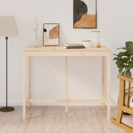 vidaXL Bartisch 140x80x110 cm Massivholz Kiefer