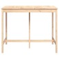 vidaXL Bartisch 140x80x110 cm Massivholz Kiefer vidaXL Bartisch 140x80x110 cm Massivholz Kiefer