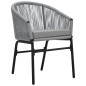 vidaXL Gartenstühle 2 Stk. Anthrazit PE-Rattan vidaXL Gartenstühle 2 Stk. Anthrazit PE-Rattan