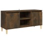 vidaXL TV-Schrank mit Massivholz-Beinen Räuchereiche 103,5x35x50 cm vidaXL TV-Schrank mit Massivholz-Beinen Räuchereiche 103,5x35x50 cm