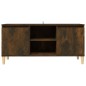 vidaXL TV-Schrank mit Massivholz-Beinen Räuchereiche 103,5x35x50 cm vidaXL TV-Schrank mit Massivholz-Beinen Räuchereiche 103,5x35x50 cm