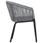 vidaXL Gartenstühle 2 Stk. Anthrazit PE-Rattan vidaXL Gartenstühle 2 Stk. Anthrazit PE-Rattan