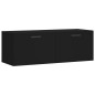 vidaXL Wandschrank Schwarz 100x36,5x35 cm Holzwerkstoff vidaXL Wandschrank Schwarz 100x36,5x35 cm Holzwerkstoff