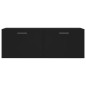 vidaXL Wandschrank Schwarz 100x36,5x35 cm Holzwerkstoff vidaXL Wandschrank Schwarz 100x36,5x35 cm Holzwerkstoff