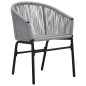 vidaXL Gartenstühle 2 Stk. Anthrazit PE-Rattan vidaXL Gartenstühle 2 Stk. Anthrazit PE-Rattan
