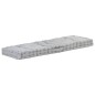 Palettenkissen Baumwolle 120×40×7 cm Grau