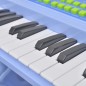Kinder Keyboard Spielzeug Piano mit Hocker/Mikrofon 37 Tasten Blau Kinder Keyboard Spielzeug Piano mit Hocker/Mikrofon 37 Tasten Blau