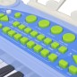 Kinder Keyboard Spielzeug Piano mit Hocker/Mikrofon 37 Tasten Blau Kinder Keyboard Spielzeug Piano mit Hocker/Mikrofon 37 Tasten Blau