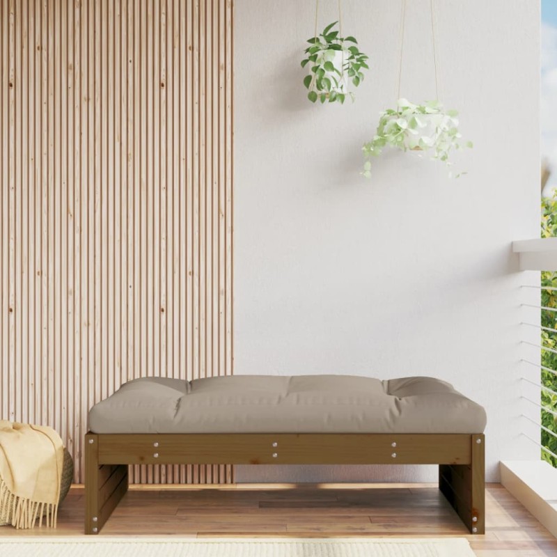 vidaXL Gartenhocker Honigbraun 120x80 cm Massivholz Kiefer vidaXL Gartenhocker Honigbraun 120x80 cm Massivholz Kiefer