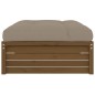 vidaXL Gartenhocker Honigbraun 120x80 cm Massivholz Kiefer vidaXL Gartenhocker Honigbraun 120x80 cm Massivholz Kiefer