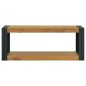 vidaXL Wand-Badregal 90x45x35 cm Massivholz Teak vidaXL Wand-Badregal 90x45x35 cm Massivholz Teak