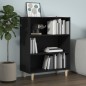 vidaXL Sideboard Schwarz 69,5x32,5x90 cm Holzwerkstoff vidaXL Sideboard Schwarz 69,5x32,5x90 cm Holzwerkstoff