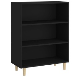 vidaXL Sideboard Schwarz 69,5x32,5x90 cm Holzwerkstoff