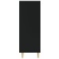 vidaXL Sideboard Schwarz 69,5x32,5x90 cm Holzwerkstoff vidaXL Sideboard Schwarz 69,5x32,5x90 cm Holzwerkstoff