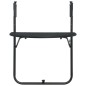 vidaXL Balkonhängetisch Schwarz 60x64x83,5 cm Kunststoff Rattanoptik vidaXL Balkonhängetisch Schwarz 60x64x83,5 cm Kunststoff Rattanoptik