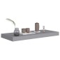 vidaXL Schwebende Wandregale 4 Stk. Grau 60x23,5x3,8cm MDF vidaXL Schwebende Wandregale 4 Stk. Grau 60x23,5x3,8cm MDF