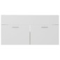 vidaXL Waschbeckenunterschrank Weiß Sonoma-Eiche 90x38,5x46 cm vidaXL Waschbeckenunterschrank Weiß Sonoma-Eiche 90x38,5x46 cm