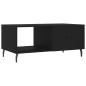 vidaXL Couchtisch Schwarz 90x50x40 cm Holzwerkstoff vidaXL Couchtisch Schwarz 90x50x40 cm Holzwerkstoff