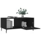 vidaXL Couchtisch Schwarz 90x50x40 cm Holzwerkstoff vidaXL Couchtisch Schwarz 90x50x40 cm Holzwerkstoff