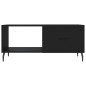 vidaXL Couchtisch Schwarz 90x50x40 cm Holzwerkstoff vidaXL Couchtisch Schwarz 90x50x40 cm Holzwerkstoff