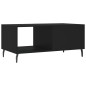 vidaXL Couchtisch Schwarz 90x50x40 cm Holzwerkstoff vidaXL Couchtisch Schwarz 90x50x40 cm Holzwerkstoff
