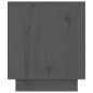 vidaXL Nachttisch Grau 40x34x40 cm Massivholz Kiefer vidaXL Nachttisch Grau 40x34x40 cm Massivholz Kiefer