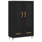 vidaXL Highboard Schwarz 69,5x31x115 cm Holzwerkstoff vidaXL Highboard Schwarz 69,5x31x115 cm Holzwerkstoff