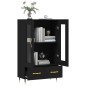 vidaXL Highboard Schwarz 69,5x31x115 cm Holzwerkstoff vidaXL Highboard Schwarz 69,5x31x115 cm Holzwerkstoff