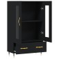 vidaXL Highboard Schwarz 69,5x31x115 cm Holzwerkstoff vidaXL Highboard Schwarz 69,5x31x115 cm Holzwerkstoff