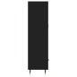 vidaXL Highboard Schwarz 69,5x31x115 cm Holzwerkstoff vidaXL Highboard Schwarz 69,5x31x115 cm Holzwerkstoff