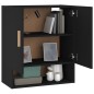 vidaXL Wandschrank Schwarz 60x31x70 cm Holzwerkstoff vidaXL Wandschrank Schwarz 60x31x70 cm Holzwerkstoff
