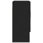 vidaXL Wandschrank Schwarz 60x31x70 cm Holzwerkstoff vidaXL Wandschrank Schwarz 60x31x70 cm Holzwerkstoff