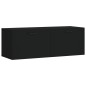 vidaXL Wandschrank Schwarz 100x36,5x35 cm Holzwerkstoff vidaXL Wandschrank Schwarz 100x36,5x35 cm Holzwerkstoff