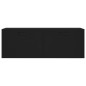 vidaXL Wandschrank Schwarz 100x36,5x35 cm Holzwerkstoff vidaXL Wandschrank Schwarz 100x36,5x35 cm Holzwerkstoff