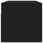 vidaXL Wandschrank Schwarz 100x36,5x35 cm Holzwerkstoff vidaXL Wandschrank Schwarz 100x36,5x35 cm Holzwerkstoff